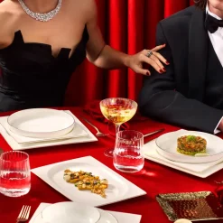Karaca Tafelservice Für 12 Personen-Fine Pearl Extra Nish 62-Teiliges 12-Personen Geschirrset Platin Platın