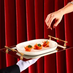 Karaca Tafelservice Für 12 Personen-Fine Pearl Extra Nish 62-Teiliges 12-Personen Geschirrset Platin Platın