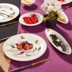 Karaca Frühstücksset Für 6 Personen-Fine Pearl Grace Black 26-teiliges Frühstücksset und Servierschalen Schwarz01