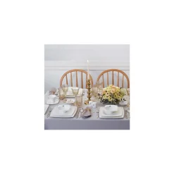 Karaca Tafelservice Für 12 Personen-Fine Pearl Hailey 62-teiliges Dinner-Set Gold