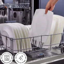 Karaca Tafelservice Für 12 Personen-Fine Pearl Helen 58-teiliges Tafelservice für 12 Personen – Eckiges Perlendesign Weıß01
