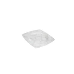Karaca Frühstücksset Für 6 Personen|Tafelservice Für 6 Personen-Fine Pearl Melita für 6 Personen Quadrat Frühstücksset und Servierschalen, 26 Teilig Weıß01