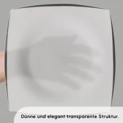Karaca Tafelservice Für 12 Personen-Fine Pearl New Agate 58-Teiliges 12-Personen Geschirrset Platin Platın