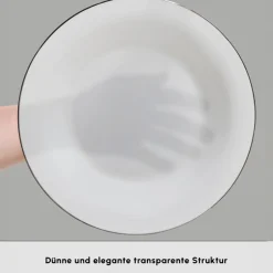 Karaca Frühstücksset Für 6 Personen-Fine Pearl New Fame Frühstücksset für 6 Personen, 26-teilig – Platin Platın