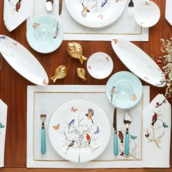 Karaca Frühstücksgeschirr|Frühstücksset Für 6 Personen-Fine Pearl New Grace Miny 26-Piece Frühstücksset und Servierschalen Round Mınze