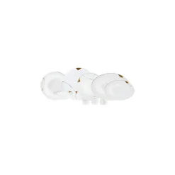 Karaca Tafelservice Für 12 Personen-Fine Pearl Quora 58 Teiliges Für 12 Personen Tafelservice Set Gold