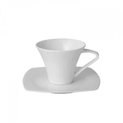 Karaca Frühstücksset Für 6 Personen-Fine Pearl Roma 26-Teiliges 6-Personen Frühstücksset Quadrat Weıß01