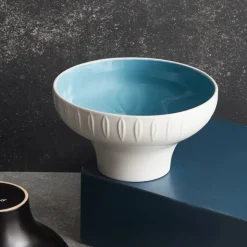 Karaca Servierplatte|Schüssel/Bowl-Fit Weiß Breite Schale Weıß01