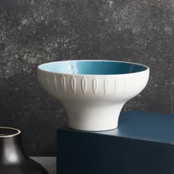 Karaca Servierplatte|Schüssel/Bowl-Fit Weiß Breite Schale Weıß01