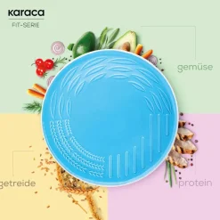 Karaca Servierplatte|Schüssel/Bowl-Fit Weiß Breite Schale Weıß01
