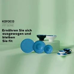 Karaca Servierplatte|Schüssel/Bowl-Fit Weiß Breite Schale Weıß01
