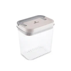 Karaca Vorratsbehälter-Flex 2-teiliges Aufbewahrungsbehälter-Set, 1500 ml, Transparent