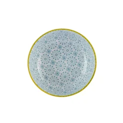 Karaca Vorspeisenteller-Floral Snack Schale, Blau, Rund, 10 cm Blau01