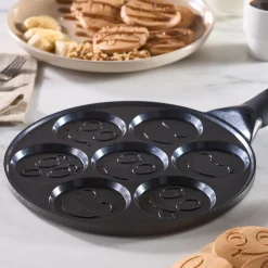 Karaca Keramikpfanne-Fluffy Antihaft-Pfannkuchenpfanne mit Induktionskeramikbeschichtung, 26 cm, schwarz