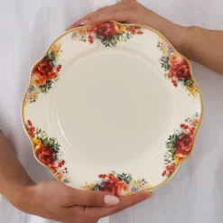 Karaca Frühstücksset Für 6 Personen-Forever Bone Amarose 26-teiliges Frühstücksset