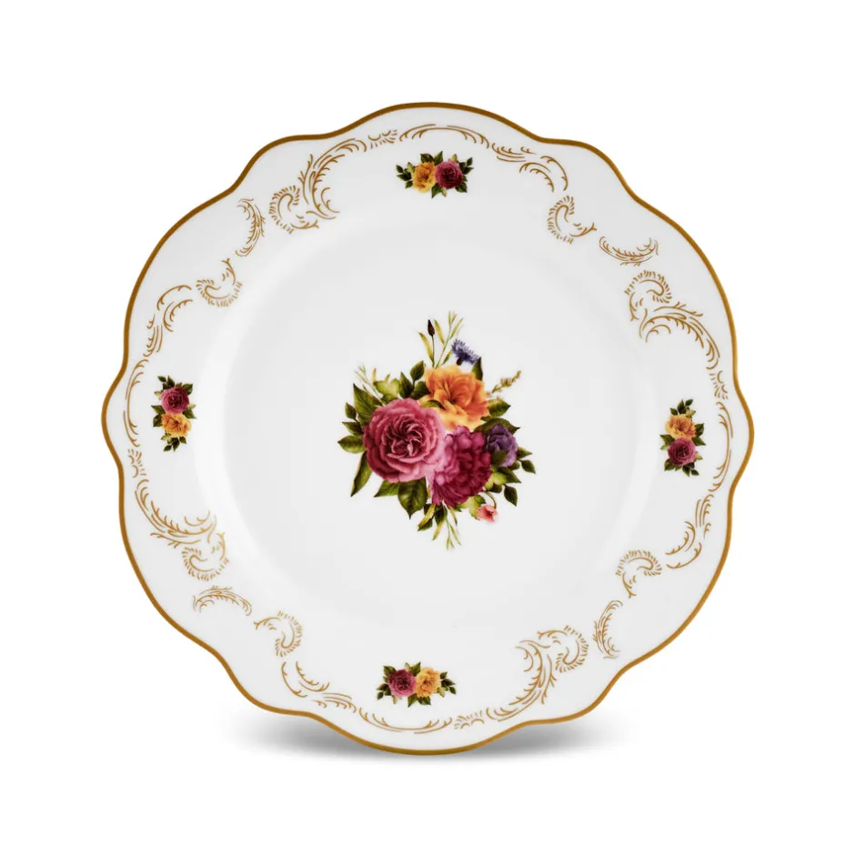 Karaca Frühstücksset Für 6 Personen-Forever Bone Antique Gold 26-teiliges Frühstücksset