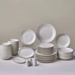 Karaca Tafelservice Für 12 Personen-Forever Bone Artiste 53-Teiliges 12-Personen Geschirrsett Beyaz