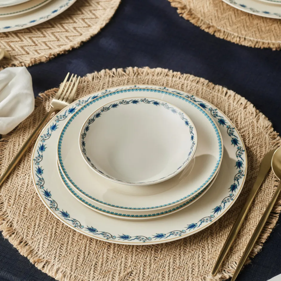 Karaca Tafelservice Für 6 Personen-Forever Bone China Iznik 24-teiliges Tafelservice für 6 Personen, Mehrfarbig