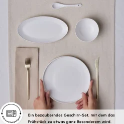 Karaca Frühstücksset Für 6 Personen-Forever Bone Fika 22-Teiliges Frühstücksset Für 6 Personen Gold
