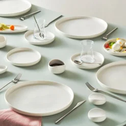 Karaca Frühstücksset Für 6 Personen-Forever Bone Olla, Frühstücksset 28-teilig für 6 Personen Beyaz