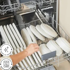 Karaca Tafelservice Für 12 Personen-Forever Bone Pablito 53-Teiliges Tafelservice Für 12 Personen, Weiß