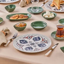 Karaca Frühstücksset Für 6 Personen-Forever Bone Salento 26-teiliges Frühstücksset für 6 Personen Multıfarben