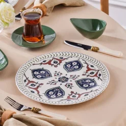 Karaca Frühstücksset Für 6 Personen-Forever Bone Salento 26-teiliges Frühstücksset für 6 Personen Multıfarben