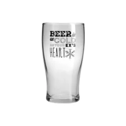 Karaca Gläser-Sets-Fritz Bierglas-Set 2 Stück, 454 ml Farblös