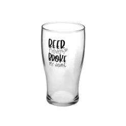 Karaca Gläser-Sets-Fritz Bierglas-Set 2 Stück, 454 ml Farblös