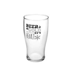 Karaca Gläser-Sets-Fritz Bierglas-Set 2 Stück, 454 ml Farblös