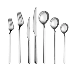 Karaca Bestecksets Für 12 Personen-Gale Elegance 12-Personen 84-Teiliges Besteckset Platın