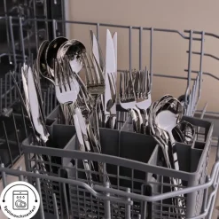 Karaca Bestecksets Für 12 Personen-Gale Elegance 12-Personen 84-Teiliges Besteckset Platın