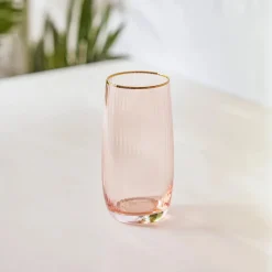 Karaca Wasserglas-Gemma Gläser- Set für Soft- Getränke 480 ml Somon