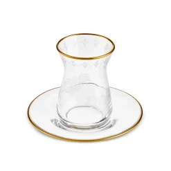Karaca Teegläser Sets-Gent 12-teiliges Teeservice für 6 Personen Gold