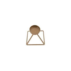 Karaca Kerzenständer-Geometrie Kerzenständer 13 cm x 13 cm Gold