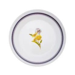 Karaca Frühstücksset Für 6 Personen|Tortenplatte Servierteller Set-Giardino Porzellan 18 Teile für 6 Personen Frühstücks-/Service-Set Multıfarben