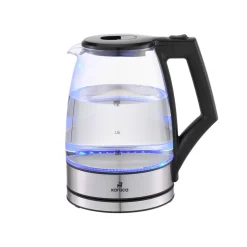 Karaca Wasserkocher-Glacia Glas Wasserkocher, 2200W, 1,8L, Transparent