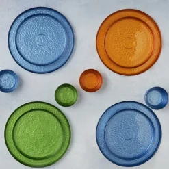 Karaca Frühstücksset Für 6 Personen-Glacier für 6 Personen Frühstücksset und Servierschalen, 18 Teilig, Glas Multıfarben
