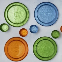 Karaca Frühstücksset Für 6 Personen-Glacier für 6 Personen Frühstücksset und Servierschalen, 18 Teilig, Glas Multıfarben