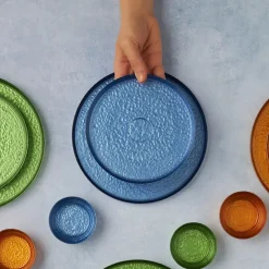 Karaca Frühstücksset Für 6 Personen-Glacier für 6 Personen Frühstücksset und Servierschalen, 18 Teilig, Glas Multıfarben