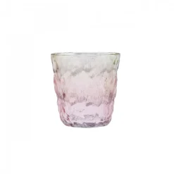 Karaca Wasserglas-Gletscherwasser Glas, Rot Grün, 287 ml Rot02