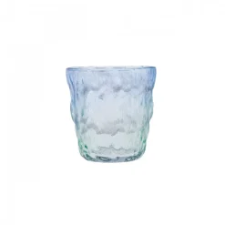 Karaca Wasserglas-Gletscherwasser Glas, Blau Grün, 287 ml Blau01
