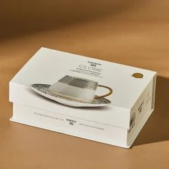 Karaca Mokka & Espressotassen Set-Globe Set mit 2 Kaffeetassen Schwarz01