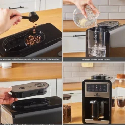 Karaca Filter Kaffeemaschine|Kaffeemaschinen-Grindbrew Pro Filterkaffeemaschine