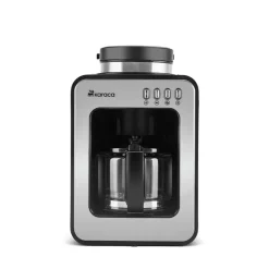 Karaca Kaffeemaschinen|Filter Kaffeemaschine-Grindmaestro Filter-Kaffeemaschine mit Eingebaute Kaffeemühle, 0,5L, 600W, Inox Grau02
