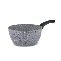 Karaca Milchkännchen-Gris Biogranit Induktions Milchtopf-Set, 2 Teilig Grau02