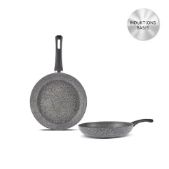 Karaca Granitpfanne-Gris Biogranit Pfannenset, 2 Teilig Grau02