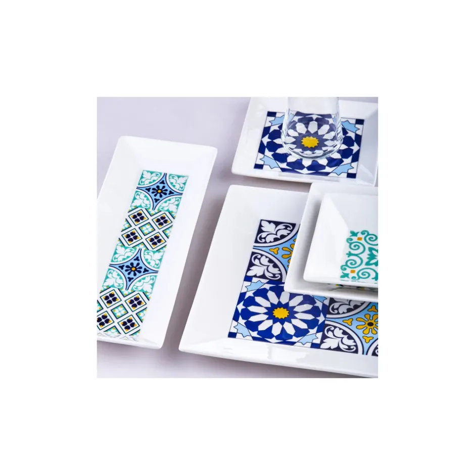 Karaca Frühstücksset Für 6 Personen-Gwen Blue 24-teiliges Frühstückssets und Servierschalen für 6 Personen Blau01