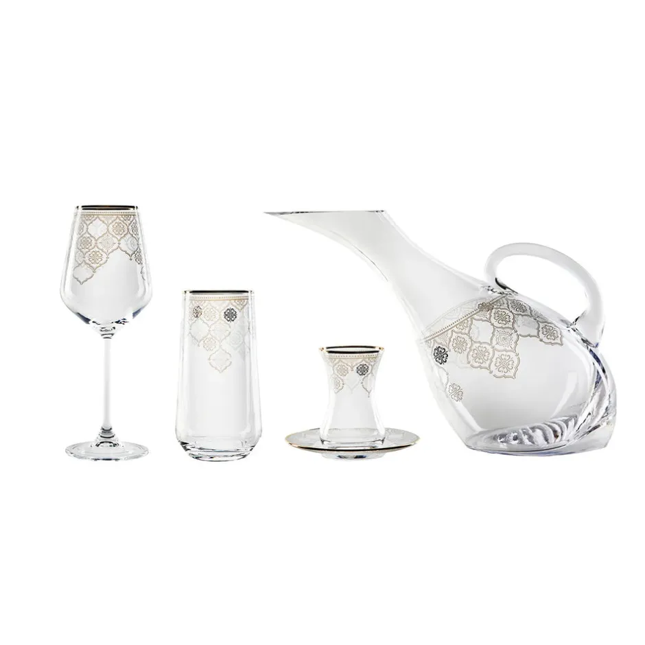 Karaca Gläser-Sets-Hailey Glas-Set,49-teilig Gold