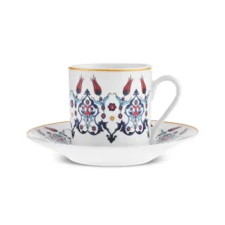 Karaca Mokka & Espressotassen Set-Haliç Tassen-Set für 6 Personen, 80 ml Multıfarben